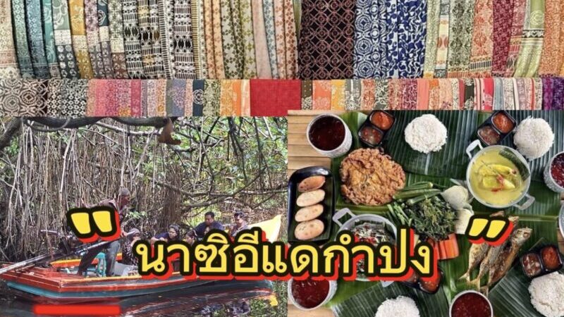 สัมผัสปัตตานี… ล่องเรือกอและ ลิ้มรส “นาซิอีแดกำปง” ลอดอุโมงค์โกงกาง