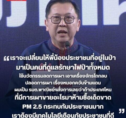 แก้ฝุ่นเหนือ ลั่นใช้ยาแรงคุมหมอกควันข้ามแดน ‘ใครเผา-เราไม่ซื้อ’