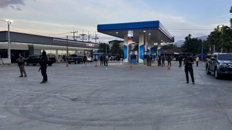 ระเบิดปั๊ม ปตท.ศรีสาคร บาดเจ็บ 3 ราย อาการหูอื้อ-แน่นหน้าอก