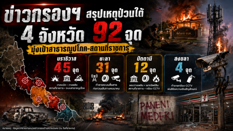 เช็คลิสต์ 6 ปัจจัย…ผ่าน 22 ปีไฟใต้ ทำไมเลวร้ายหนักกว่าเก่า!?!