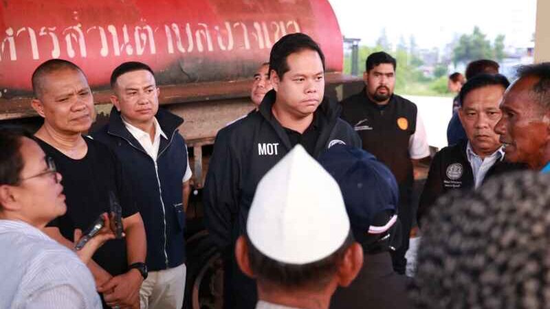 ‘สรรเพชญ’ ลุยปัตตานี สำรวจความเสียหายเหตุป่วนใต้ 51 จุด สั่งเร่งเยียวยา-ฟื้นฟูบริการประชาชนโดยด่วน