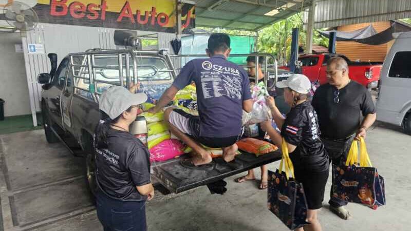 ลงพื้นที่ซับน้ำตาผู้ประสบภัยน้ำท่วมปราจีนบุรี-ฉะเชิงเทรา